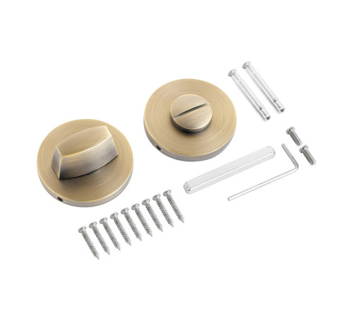 Аллюр Сантехническая завертка АРТ ВК-R9 MAB мат бронза 4680143710934