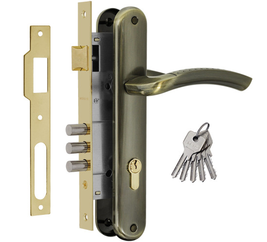 Нора М Замок врез N96-85М ст бронза 4606555034512