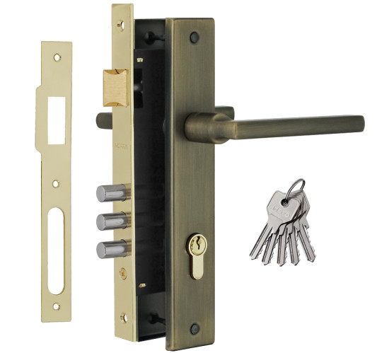 Нора М Замок врез N108-85М ст бронза 4606555080885