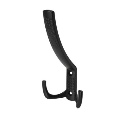 Крючок вешалка 11 полимер черный 14680039973297