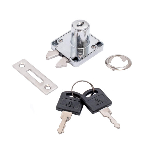 StahlBuro  Замок мебельный 6202 хром для шкафов-купе 4680143722432