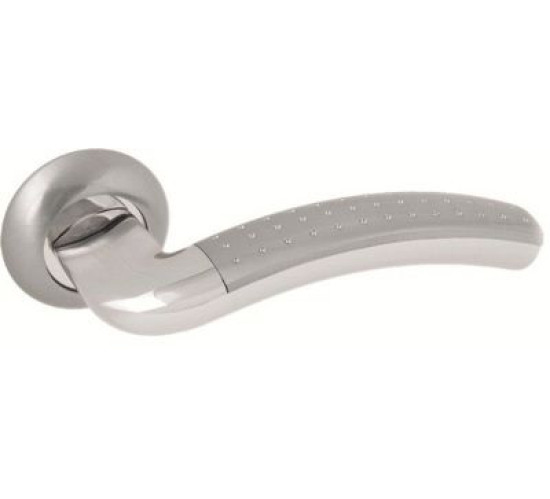 Ручка раздельная ДФ 26 кв.130 хром/мат хром 4660041986570