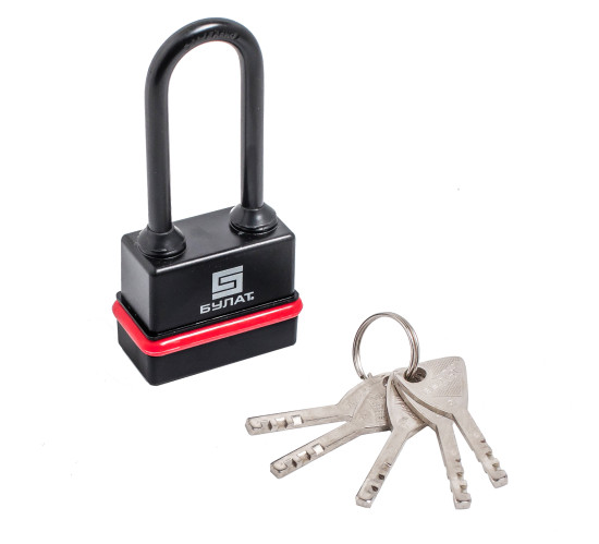 Булат Замок навес. всепогодный  ВС 3-Н55-01 ПЛ d8мм  5кл  4630098151566