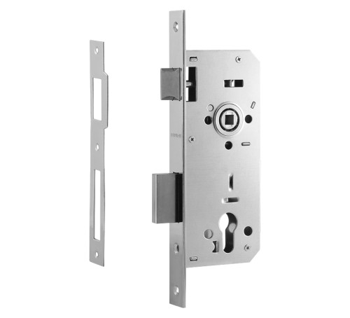 Нора-М Замок врез КЗВ 102 85мм 45мм хром без цмех  бруч4606555008872