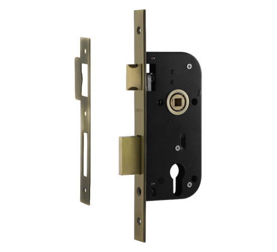 Нора-М Замок врез КЗВ 100 70мм бронза без цмех  бруч 4606555083299