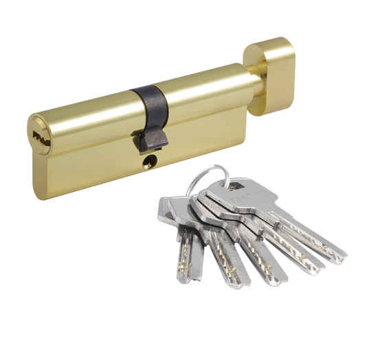 Нора М Цилиндр. механизм ECO Z ЛПВ-90 (45*45в) латунь перф кл/ветр 5к 4606555072446