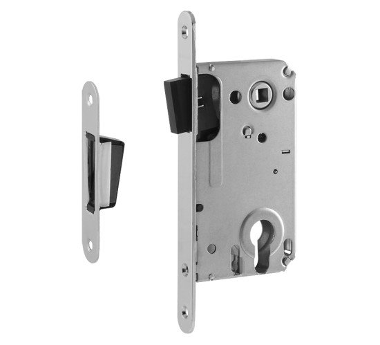 Нора М Корпус замка магн под цилиндр 25М-85 хром 4606555066445