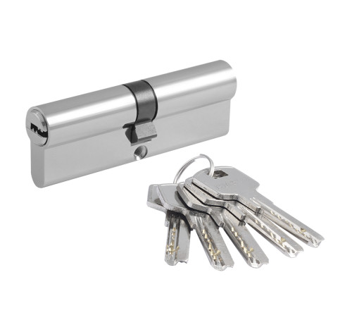 Нора М Цилиндр. механизм ECO Z ЛП-90 (45*45) хром перф кл/ключ 5к 4606555072392