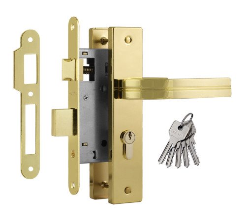 Нора М Замок врез 106-55мм золото 4606555082254