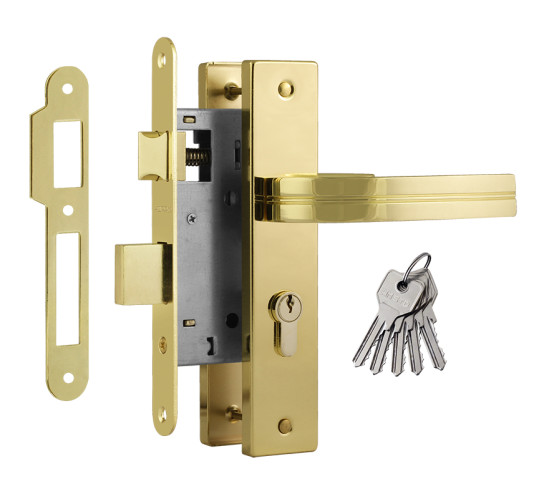 Нора М Замок врез 106-55мм золото 4606555082254