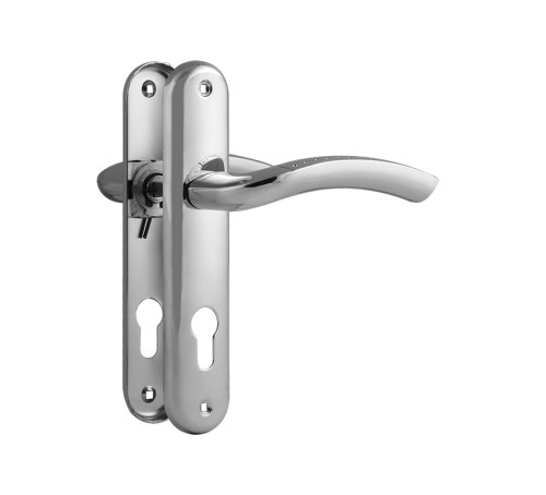 Нора М  Комплект ручек на планке 96-70мм хром 4606555042722