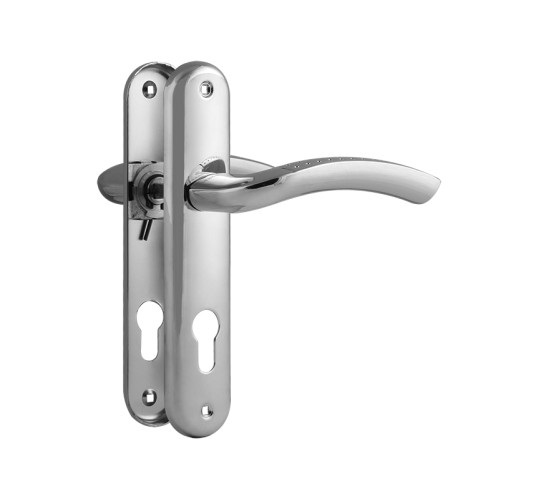 Нора М  Комплект ручек на планке 96-70мм хром 4606555042722