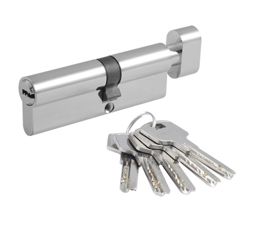 Нора М Цилиндр. механизм ECO Z ЛПВ 90 (50*40в) хром перф кл/верт 5к 4606555084531