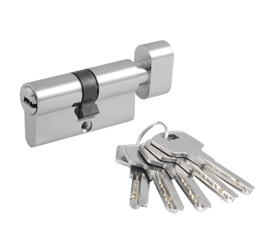 Нора М Цилиндр механизм ECO Z ЛПВ-80(40*40В) хром перф кл/верт 5к 4606555072439