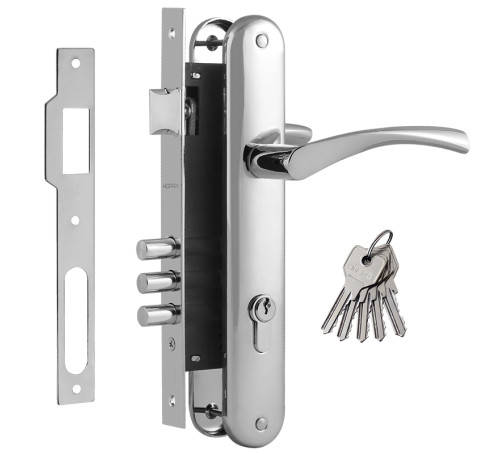 Нора М Замок врез N100-85М хром 4606555032808