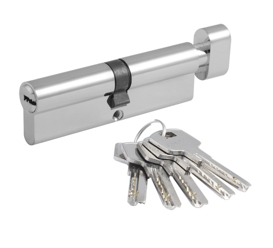 Нора М Цилиндр. механизм ECO Z ЛПВ-110 (60*50B) хром перф кл/верт 5к 4606555088799