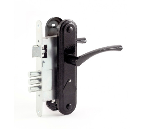 Зенит Замок врезной ЗВ9-4-2 черный 4612752543306