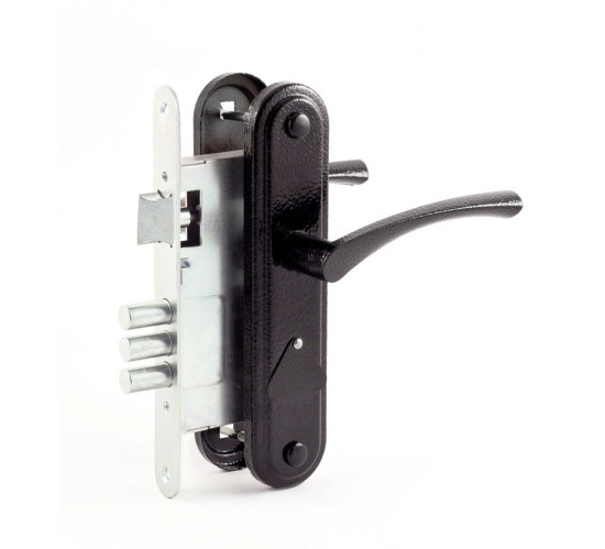 Зенит Замок врезной ЗВ9-4-2 черный 4612752543306