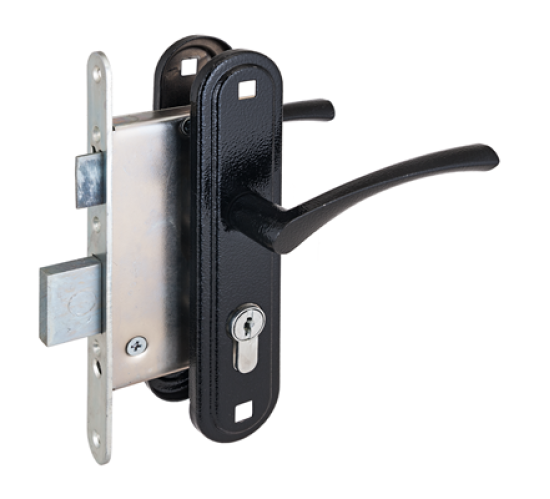 Зенит Замок врезной ЗВ4-3-07 черный 4612752543191