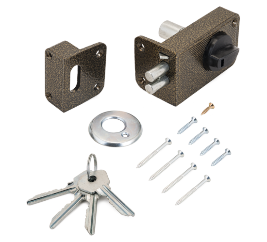 Зенит Замок наклад ЗН2-3 бронза 4612752543450