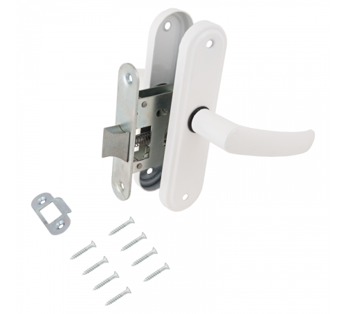 Зенит Защелка врезная ЗЩ308 белый 4612752541838