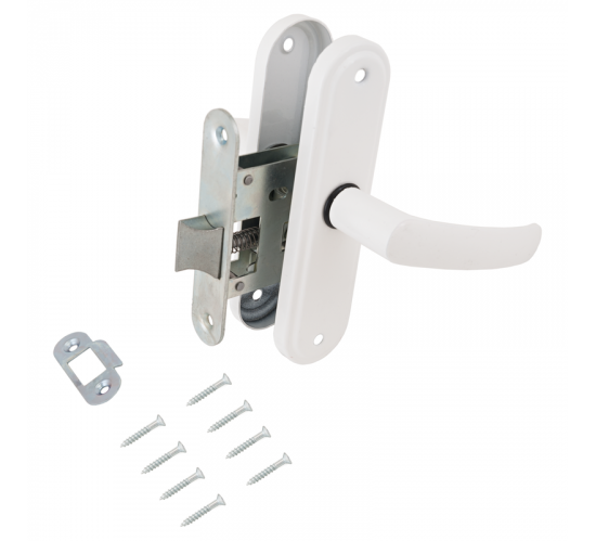 Зенит Защелка врезная ЗЩ308 белый 4612752541838