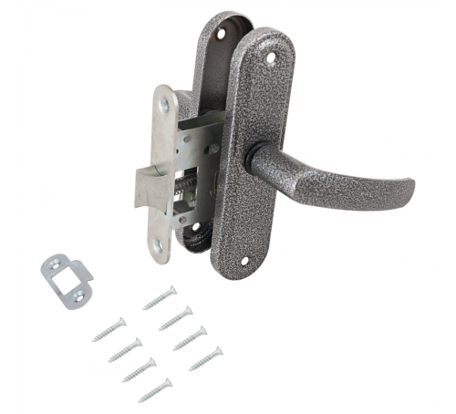 Зенит Защелка врезная ЗЩ308 серебро 4612752541869