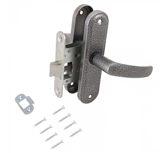 Зенит Защелка врезная ЗЩ308 серебро 4612752541869