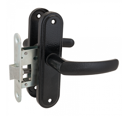 Зенит Защелка врезная ЗЩ308 черный 4612752543696