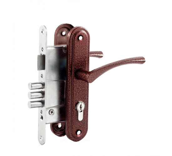 Омега Замок врезной ЗВ4-2-01 медь 4612752544402