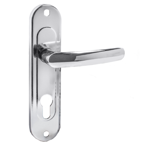 Зенит Ручка на планке РФ1-60.02 (61,5мм) хром 4612752541548