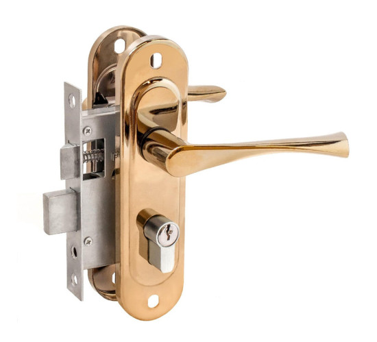 Зенит Замок врезной ЗВ4-50.01 золото 4612752544044