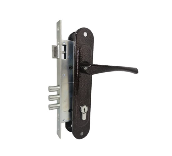 ЗенитАбсолют Замок врезной ЗВ4-85/07 медь  85мм 4612752546345