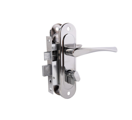 Зенит Замок врезной ЗВ4-5001П хром 4612752547434