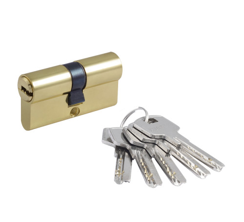 Нора М Цилиндр. механизм ECO Z ЛП-60 (30*30) латунь перф кл/ключ 5к 4606555076086