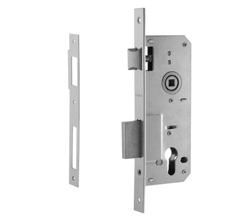 Нора-М Замок врез КЗВ 102 85мм 40мм хром без цмех  бруч 4606555078707