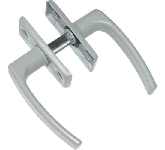 Ручка 2-сторон для теплиц  пласт серыйцинк 14680039974744