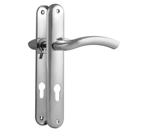 Нора М  Комплект ручек на планке 96-85мм хром 4606555042692