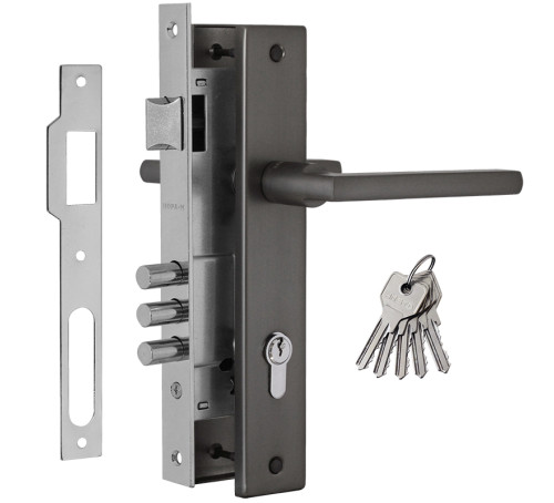 Нора М Замок врез N108-85М графит 4606555080854