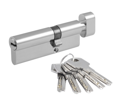 Нора М Цилиндр. механизм ECO Z ЛПВ 90 (55*35В) хром перф кл/верт 5к 4606555077519