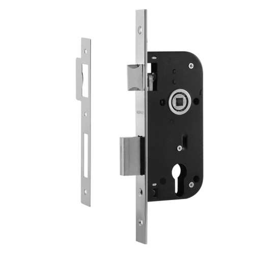 Нора-М Замок врез КЗВ 100 70мм хром без цмех  бруч 4606555008797