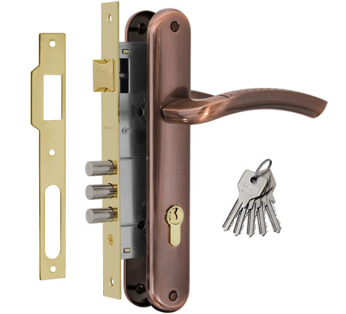 Нора М Замок врез N96-85М ст медь 4606555034529