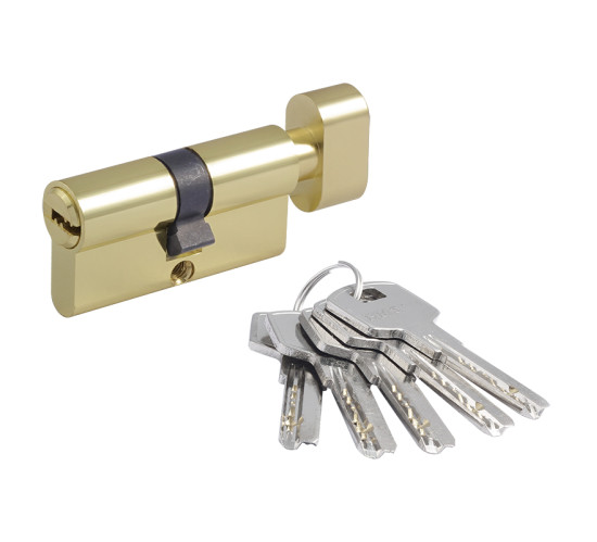 Нора М Цилиндр. механизм ECO Z ЛПВ-60 (30*30В) латунь перф кл/верт 5к 4606555076109