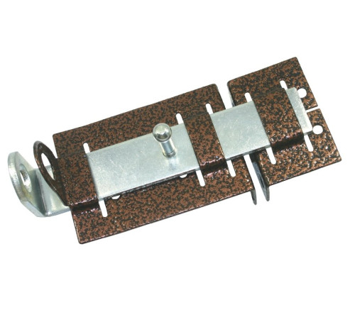 Задвижка двер с проушиной ЗД-04 пол медь 14620004506655