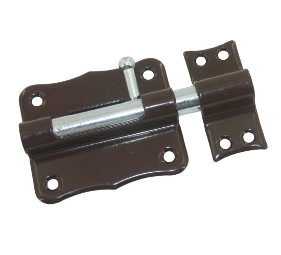 Задвижка накладная ЗТ2-70 полимер коричн 14620004508093