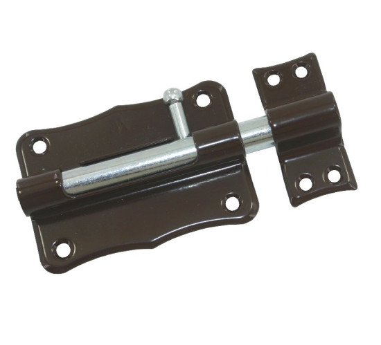 Задвижка накладная ЗТ2-85 полимер коричн 14620004507355