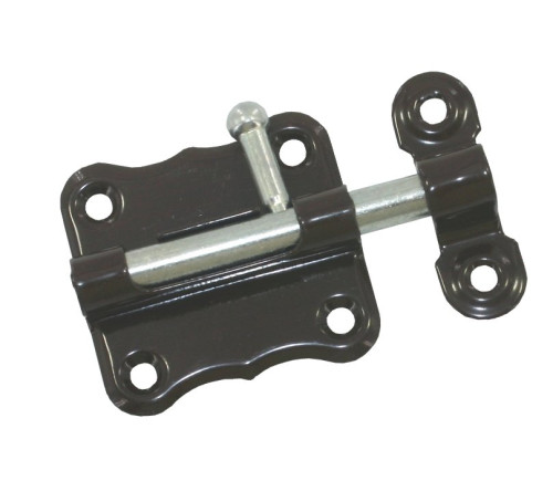 Задвижка накладная ЗТ2 полимер коричн 14680039975055